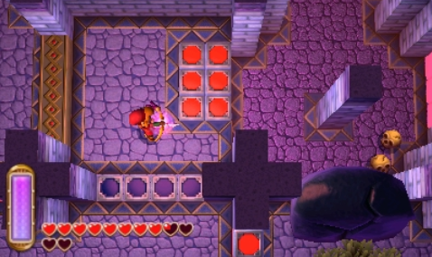 Lorule Castle Bomb Trial Bow Switch